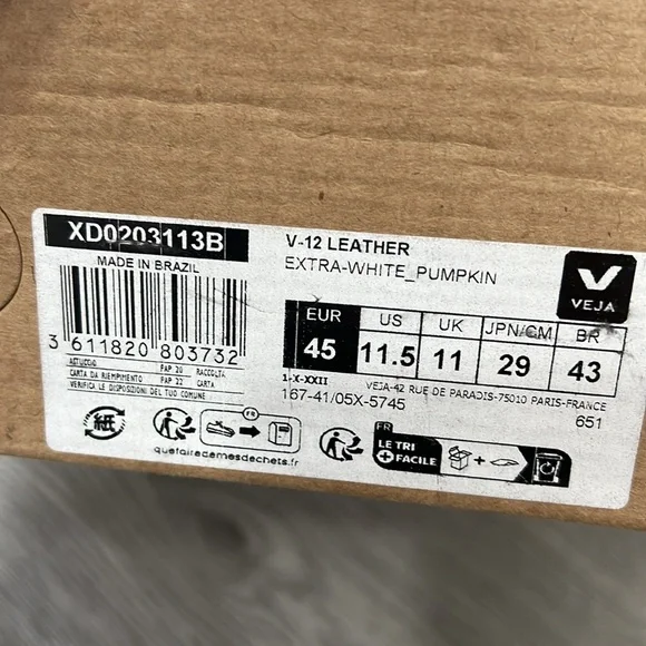 Veja CAMPO LEATHER WHITE CANYON - Picture 9 of 9